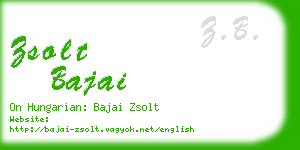 zsolt bajai business card